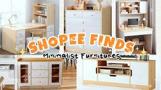shopee finds  Aesthetic Minimalist Furniture You Can Find On Shopee | 6.6  Mid-year Sale 