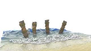 3d Sea beach simulation