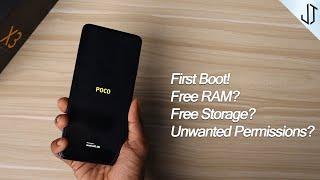 Poco X3 First Boot/Free Storage/Unwanted Permissions?