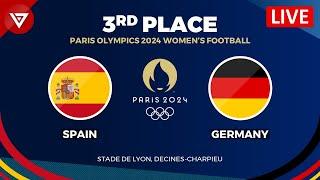  SPAIN vs GERMANY 3RD PLACE WOMEN'S FOOTBALL PARIS OLYMPICS 2024 Preview & Predictions Bronze Medal