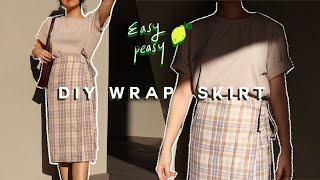 DIY / How To Make a Wrap Skirt (BEGINNER FRIENDLY) + PATTERN!