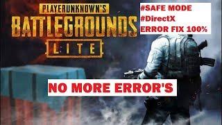 pubg pc lite safe mode error fix 100% (March 2020)