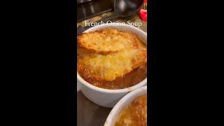 Homemade French Onion Soup #shorts EASY Vegetarian Recipe