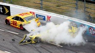 Matt Kenseth vs Joey Logano Payback Martinsville Fall 2015 [Full]