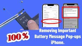 How to Replace Swap iPhone Battery BMS Board. Removing Important Battery Message Pop-ups.