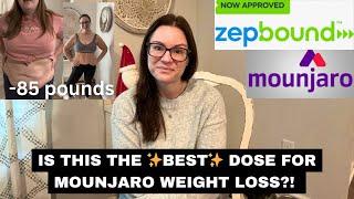 New IS THIS THE BEST DOSE FOR MOUNJARO/ZEPBOUND WEIGHT LOSS?! REAL people data!!