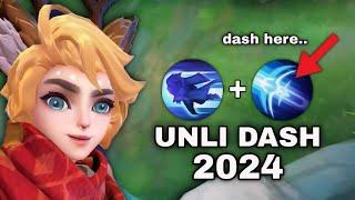 HARITH UNLI DASH TUTORIAL 2024!! MOBILE LEGENDS HARITH GAMEPLAY 2024