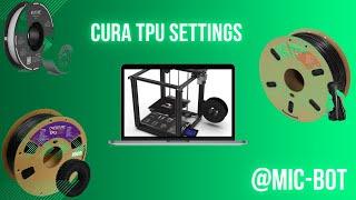 Cura TPU settings for bowden tube Ender 5 Pro setup or similar printer