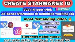 create #starmaker new id | 2024 new trick | create #unlimited new id | #starmaker number disconnect