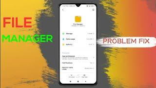 Fix File Manager Problem Solve || And All Permission Allow File Manager in Xiaomi Redmi Note 7 pro