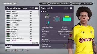 PES 2020 - TOP 1000 PLAYERS (REAL FACES & RATINGS)