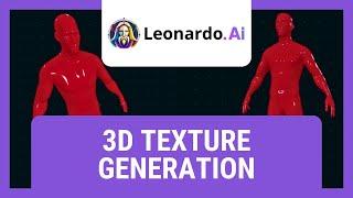 Leonardo AI: 3D Texture Generation
