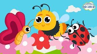 Butterfly, Ladybug, Bumblebee  | Nursery Rhyme | Little Dreamers Songs for Kids