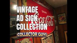 VINTAGE AD SIGN COLLECTION l COLLECTOR GUYS