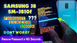 SAMSUNG J8 Forgot Password Pattern, Hard Reset | a Friendly Tutorial