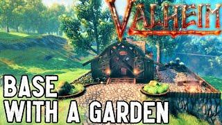 Valheim | How To Build A Simple Base With A Garden | Cozy Home