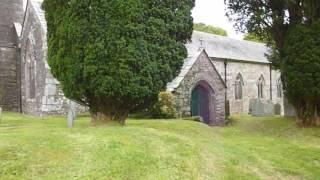 A walk around the outside of All Saints Church, St Ewe, Cornwall