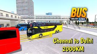 Bus Simulator Ultimate - Gameplay | Driving 2000KM from Chennai to Delhi