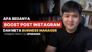 Beda Boost Post Instagram dengan Meta Business Manager