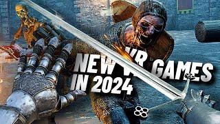 10 MORE NEW VR GAMES IN 2024 // Quest, PSVR2 & PC VR Games Coming Soon!