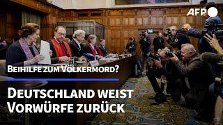 Beihilfe zum Völkermord? Deutschland weist Vorwürfe Nicaraguas zurück | AFP