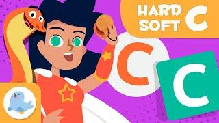 HARD C / SOFT C ‍️ SPELLING AND GRAMMAR for Kids  Superlexia⭐ Episode 11