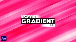 Smooth Gradient Line Background After Effects Tutorial - No Plugins