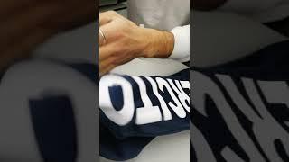 How to remove Thermal adesive name logos from clothes! rimuovere scritte da tessuti termoadesivi