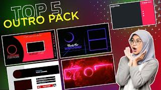 TOP 5 GAMING OUTRO TEMPLATES | FREE DOWNLOAD | END SCREEN PACK