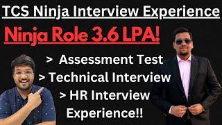 TCS Ninja Interview Experience 2024 Batch | Bhushan Latest TCS Experience 