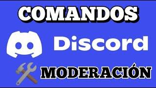  COMANDOS de MODERACIÓN en DISCORD  | Todo lo que siempre quisiste saber ( en 8 minutos )