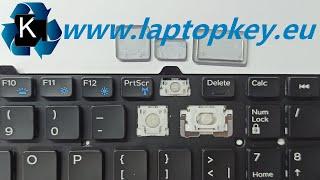 DELL LATITUDE LAPTOP KEYBOARD KEY REPAIR GUIDE E5450 E5470 E7450 E7470 How to Install Fix keys DIY