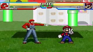 NICK54222 MUGEN: KOF Mario VS Super Mario