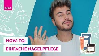 Maniküre für Männer: Tutorial mit Influencer Aquamarin