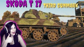 Skoda t17 third gunmark battle I World of Tanks I