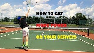 Tennis Serve Progression Tip - HOW TO GET MORE POWER!