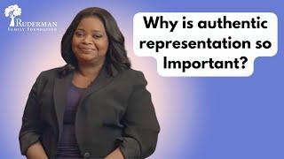 Important message by Octavia Spencer and the Ruderman Family Foundation