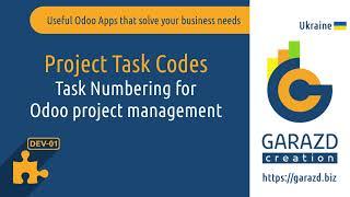 Odoo Project Task Codes | Task Numbering | Sequence for Project Task in Odoo 17.0