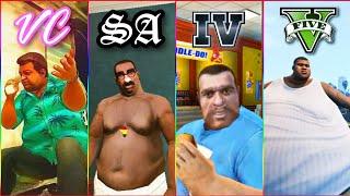 How to Get FAT in GTA Games | Obesity (Evolution)