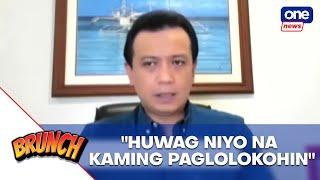 Brunch | Trillanes calls out Robredo for meeting with VP Sara