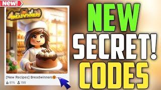 BREADWINNERS (BETA) New Codes!! | ROBLOX *SECRET* CODES [NEW RECIPES]