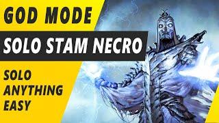 ESO - God Mode Solo Stamina Necromancer Build Guide - Easiest Solo Necro!