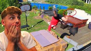 JUMPING OFF MY ROOF CHALLENGE VS W2S