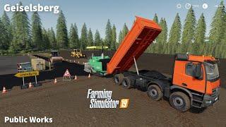 Public Works in Geiselsberg, Roads Build│Geiselsberg│fs 19│Timelapse #15