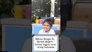 Kocak banget El Barack diajarin bahasa inggris #videolucu #jessicaiskandar