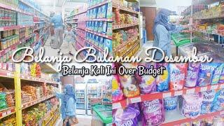 Belanja Bulanan Desember 2022 | Grocery Shopping Over Budget | Mami Banaca Vlog