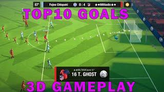 TOP10 Goals in 3D | Top Eleven 2022 Beta