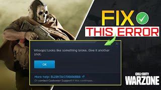 How to Fix Error Code blzbntagt00000bb8 in Warzone 3.0 on PC