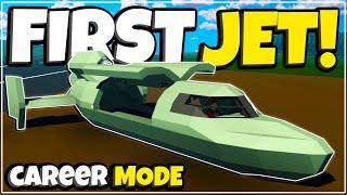 STARTING TO BUILD OUR FIRST JET! - HARDCORE CAREER MODE STORMWORKS - #61