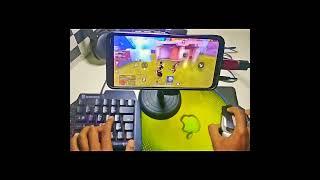 Phone to mouse keyboard connect play free fire  #shorts #viral